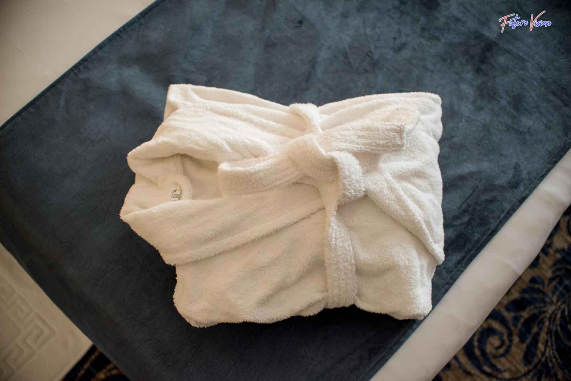 Rehana Plaza Hotel Cairo Exterior photo A folded bathrobe